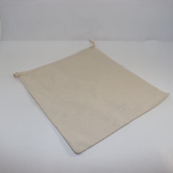 Valentino Beige Canvas Dust Bag 13.5x11.5 Designer Storage Pouch - Picture 2 of 2